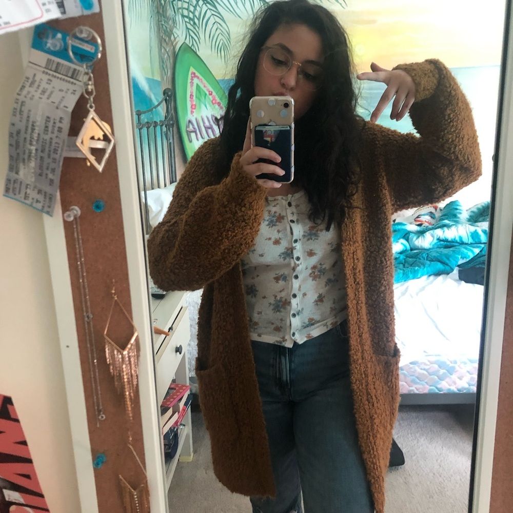 Floral button up AE short sleeve